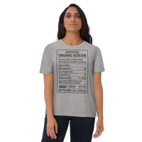 Organic Cotton T-shirt – Unisex – Certified Organic Scream Label