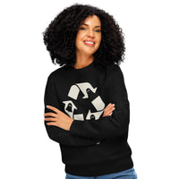 Organic Cotton Sweatshirt – Unisex – Re-Boo Recycling Ghosts