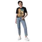 Vintage Wild West Rodeo Show Organic Cotton T-Shirt | Cowboy Bronc Rider Graphic Tee - Design Delight Studio