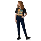 Vintage Wild West Rodeo Show Organic Cotton T-Shirt | Cowboy Bronc Rider Graphic Tee - Design Delight Studio