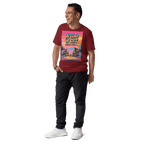 Wild West Revival T-Shirt - Retro Cowboy Graphic Organic Tee - Design Delight Studio