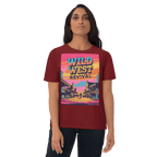 Wild West Revival T-Shirt - Retro Cowboy Graphic Organic Tee - Design Delight Studio